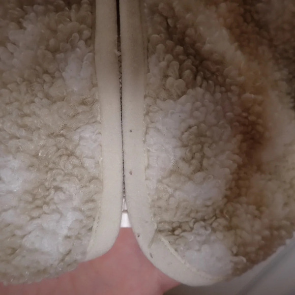 All in Motion Women's Sherpa Cropped Jacket - Beige and white leopard size XXL - Picture 9 of 10